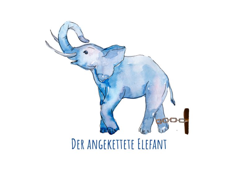 Der angekettete Elefant
