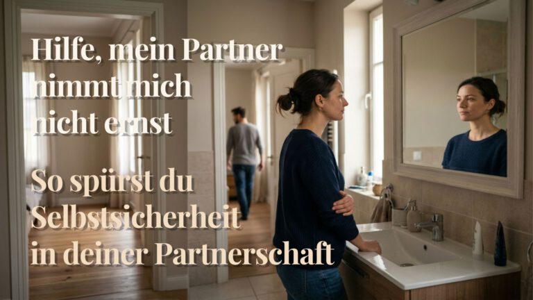 Hilfe, mein Partner nimmt mich nicht ernst: So fühlst du Selbstsicherheit in der Partnerschaft