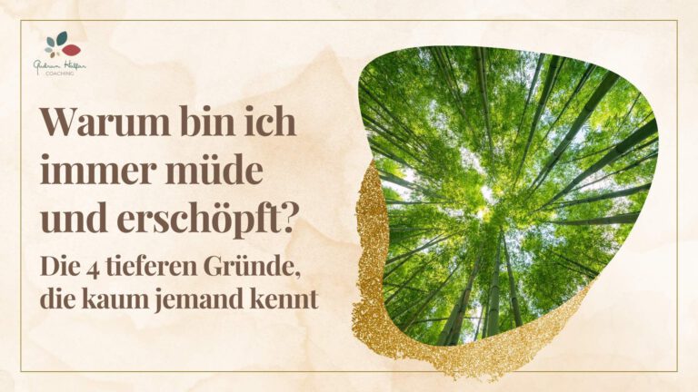 Warum bin ich immer müde und erschöpft? 4 tiefere Gründe, die kaum jemand kennt